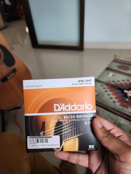 Product Review of D'Addario EJ10 10-47 senar gitar akustik ORIGINAL from Tokopedia customer review 0