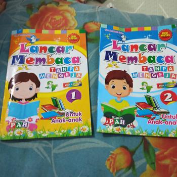 Product Review of Lancar Membaca Tanpa Mengeja Full Color (Jilid 1-6) - untuk PAUD TK from Tokopedia customer review 0