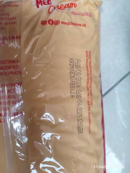 Product Review of meg cheddar cream cheese 2kg from Tokopedia customer review 0
