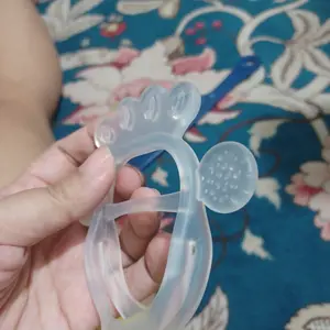 Teether Bayi Gelang  BPA Free Mainan Gigitan Baby Silicone Lembut Gigi gigit silikon