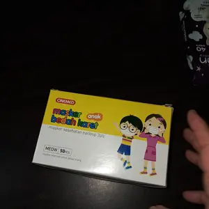 ONEMED - Masker Anak Earloop 3 Ply | Surgical Mask | Masker Medis Anak