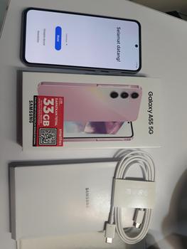 Product Review of Samsung Galaxy A55 5G 8/256GB + 12/256GB Garansi Resmi Sein 1 Tahun from Tokopedia customer review 1