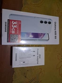 Product Review of Samsung Galaxy A55 5G 8/256GB + 12/256GB Garansi Resmi Sein 1 Tahun from Tokopedia customer review 0