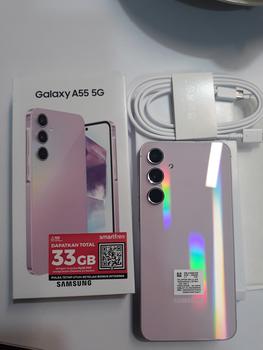 Product Review of Samsung Galaxy A55 5G 8/256GB + 12/256GB Garansi Resmi Sein 1 Tahun from Tokopedia customer review 3