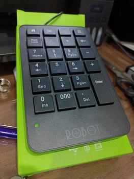 Product Review of Robot Keyboard Numerik Numpad USB RK01 Black from Tokopedia customer review 0
