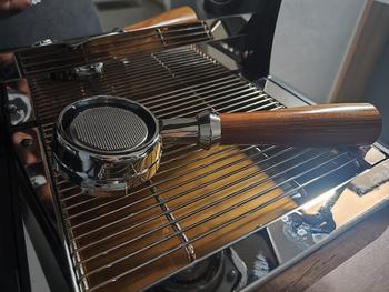 Product Review of One Two Cups Handle Coffee Bottomless Portafilter 58mm - E61 from Tokopedia customer review 0