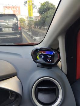 Product Review of HUD Head Up Display P24 Multifunctional LCD Meter OBD2 from Tokopedia customer review 0
