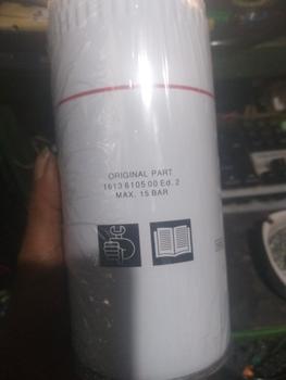 Product Review of Oil Filter OEM Atlascopco PN 1613 6105 00 from Tokopedia customer review 1