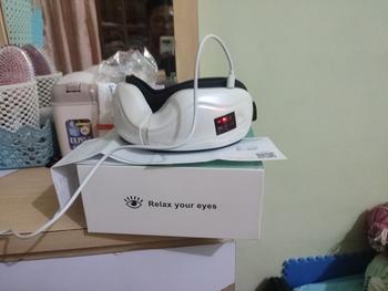 Product Review of Premium Eye Care Massager Alat Pijat Mata Alat Terapi Mata bluetooth from Tokopedia customer review 2