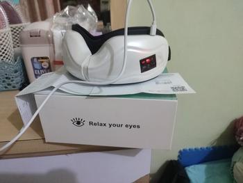 Product Review of Premium Eye Care Massager Alat Pijat Mata Alat Terapi Mata bluetooth from Tokopedia customer review 0