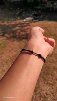 Product Review of GELANG TALI HITAM 2MM from Tokopedia customer review 1