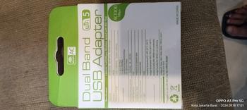 Product Review of AC1300 WiFi USB Adapter Dongle WiFi Dual Band 2.4G/5G 2 Antena USB 3 from Tokopedia customer review 2
