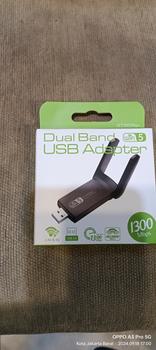 Product Review of AC1300 WiFi USB Adapter Dongle WiFi Dual Band 2.4G/5G 2 Antena USB 3 from Tokopedia customer review 1