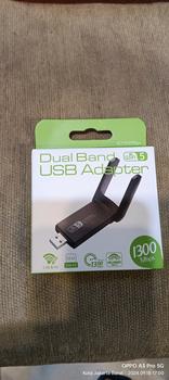 Product Review of AC1300 WiFi USB Adapter Dongle WiFi Dual Band 2.4G/5G 2 Antena USB 3 from Tokopedia customer review 3