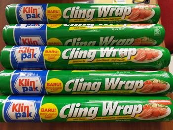 Product Review of Klinpak Cling Wrap Regular Refill 30m x 30cm - Plastik Segel makanan from Tokopedia customer review 0