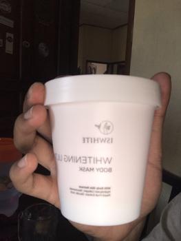 Product Review of Iswhite Whitening Ultimate Body Mask 200g from Tokopedia customer review 0