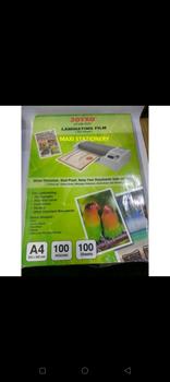 Product Review of plastik plastic laminating joyko a4 100 micron laminasi panas from Tokopedia customer review 2