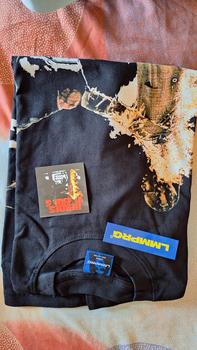 Product Review of KAOS BAJU METRO BOOMIN HEROES & VILLAINS OVERSIZE | Vintage Bootleg Rap Tee | LA MAMMA PREGA | LMM PRG from Tokopedia customer review 1