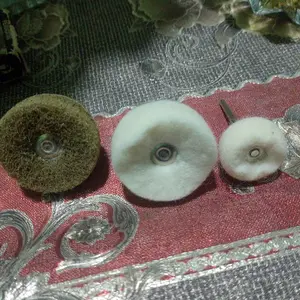 Mata Bor Rotari Kecil Nonwoven Kain Wool Ball Poles Mini Tuner Grinder Scouring Brush Rotary Tool