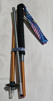 Product Review of Aonijie Foldable Trekking Pole E4201 - Trail Running Hiking GOLD GRAY from Tokopedia customer review 0