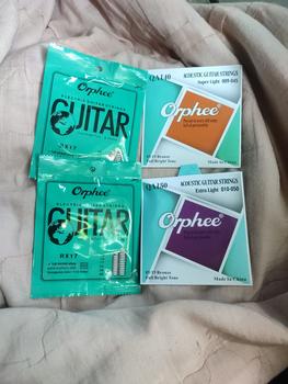 Product Review of Orphee RX SET Senar GItar Elektrik Ukuran 9 10 11 RX15 RX17 RX19 RX15-C from Tokopedia customer review 0