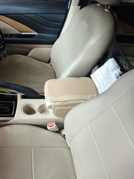 Product Review of ARMREST COVER KONSOL BOX TENGAH HIGH GRADE LEATHER ARM REST KULIT CONSOLE ORGANIZER from Tokopedia customer review 0