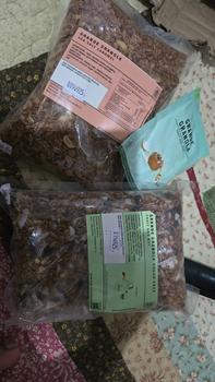 Product Review of Grande granola 500 gr (SEA SALT CARAMEL) from Tokopedia customer review 0