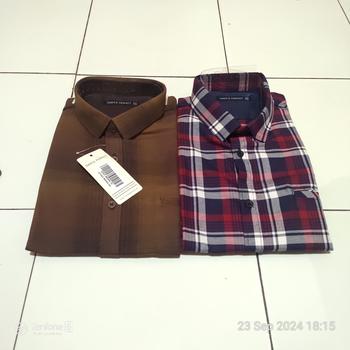Product Review of Simple Perfect Baju Kemeja Chicago Pria Lengan Pendek Exclusive Premium Motif Kotak Katun Casual from Tokopedia customer review 3