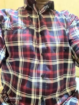 Product Review of Simple Perfect Baju Kemeja Chicago Pria Lengan Pendek Exclusive Premium Motif Kotak Katun Casual from Tokopedia customer review 2