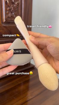 Product Review of Aeris Beauté Flawless On The Go Bundle | 1 Set Bundle Paket Hemat Brush Spons Make Up Travel Portable Multifungsi from Tokopedia customer review 0