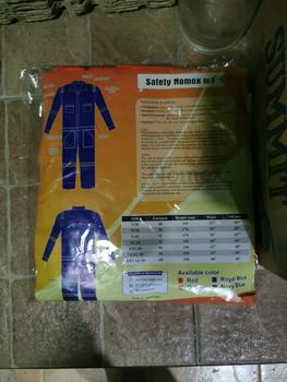 Product Review of BAJU ANTI API NOMEX IIIA / COVERALL NOMEX 3A ORIGINAL PROMO from Tokopedia customer review 0