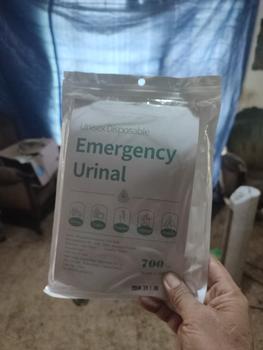 Product Review of Urine Bag - Kantong Kencing Gel / Kantong Pipis / Portable Car Toilet from Tokopedia customer review 0