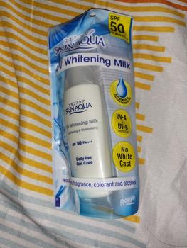 Product Review of Skin Aqua UV Whitening Milk 40g (144531) from Tokopedia customer review 0
