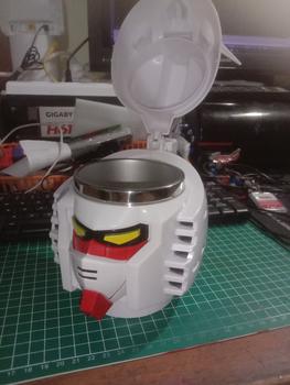 Product Review of Gundam RX-78-2 Cup / Head Mug Stainless Steel Gelas Gundam from Tokopedia customer review 0