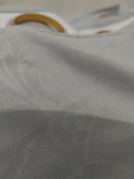 Product Review of Gorden  Curtain jendela Pintu minimalis smokering Gold polos embos coklat tua murah Tali Merah from Tokopedia customer review 2