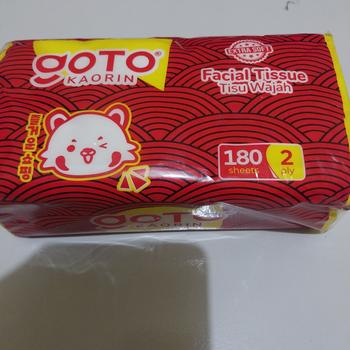 Product Review of Goto Kaorin [COD] Facial Tissue 180 Sheet Tisu Wajah Tisue Muka 2ply from Tokopedia customer review 2