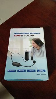 Product Review of Mic Wireless 2.4G Microphone Bando Call Center Rechargeable from Tokopedia customer review 0