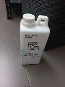 Product Review of TEMPAT LAUNDRY AESTHETIC/WHITE SERIES/TEMPAT DETERJEN/BOTOL REFIL from Tokopedia customer review 0