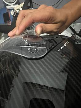 Product Review of HELM Half Face RSV NEW WINDTAIL CARBON GLOSSY  Motorcycle from Tokopedia customer review 1