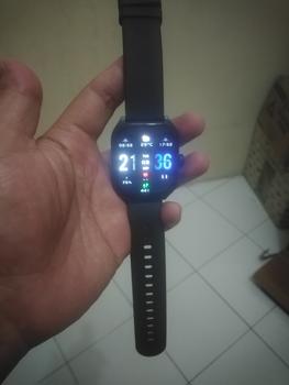 Product Review of 【24H ship】Aolon Curve Smart Watch New | IP68 Waterproof | 2.01-inch Curved IPS Screen | Bluetooth Call  | Custom Wallpaper Smartwatch Health Monitoring jam tangan pintar ios &android warna hitam from Tokopedia customer review 0