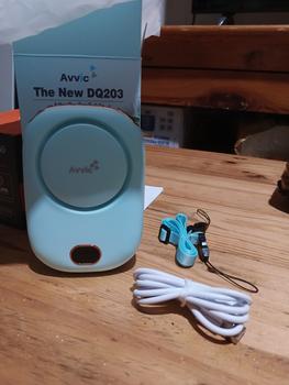 Product Review of Avvic Kipas Angin Mini Portable AVVIC DQ203 ICE BLUE dengan Baterai Rechargeable dan Display Digital from Tokopedia customer review 0