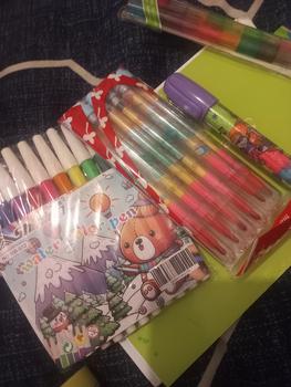 Product Review of Shining Spidol  Water Color Pen (108-S12) Mewarnai from Tokopedia customer review 0