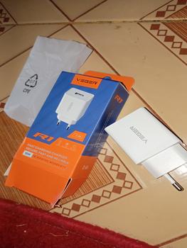 Product Review of VEGER Wall Charger R1 Single Port USB Output 2.4A from Tokopedia customer review 3