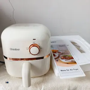 [BEST DEAL] Gaabor Mini Air Fryer Kecil Low Watt Mesin Penggorengan Tanpa Minyak Loyang anti lengket Kapasitas 2L / AF20M-YE01A