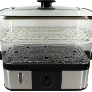 Akebonno Food Steamer 2 Susun MSP10107 12 Liter/  Kukusan listrik - Pengukus Makanan Dengan Timer 60 Menit Cocok Untuk Acara Keluarga - Air