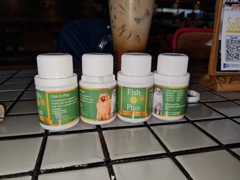 Product Review of FISH O PLUS 50 Minyak Ikan Omega Plus Vitamin Bulu Untuk Anjing Kucing from Tokopedia customer review 1