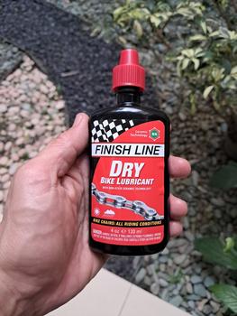 Product Review of Oli Pelumas Rantai Finish Line Teflon Plus Dry Lube from Tokopedia customer review 0