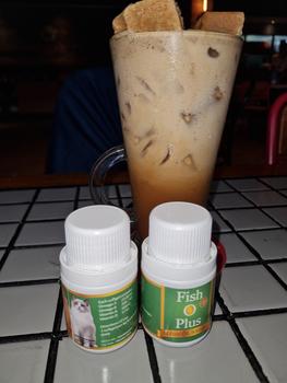 Product Review of FISH O PLUS 50 Minyak Ikan Omega Plus Vitamin Bulu Untuk Anjing Kucing from Tokopedia customer review 0