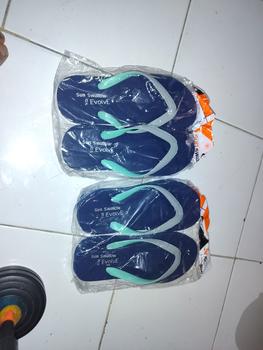 Product Review of Pria Sandal Jepit Jumbo Sun Swallow Evolve 10.5 dan 11.5 Sendal Karet Hitam Cowok from Tokopedia customer review 1