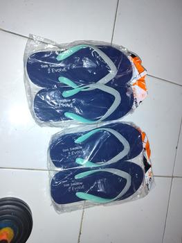 Product Review of Pria Sandal Jepit Jumbo Sun Swallow Evolve 10.5 dan 11.5 Sendal Karet Hitam Cowok from Tokopedia customer review 0